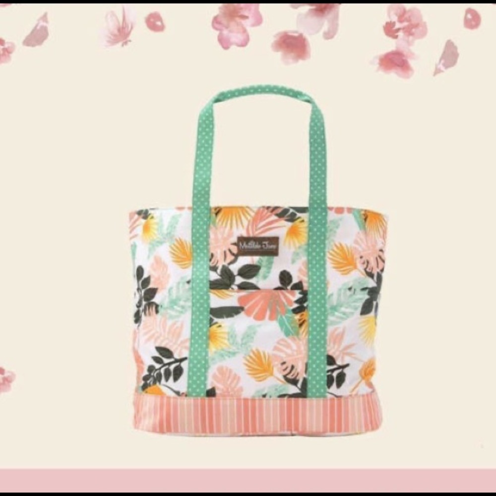 Matilda Jane Golden Island Tropical Beach Tote Bag, NWTIB
